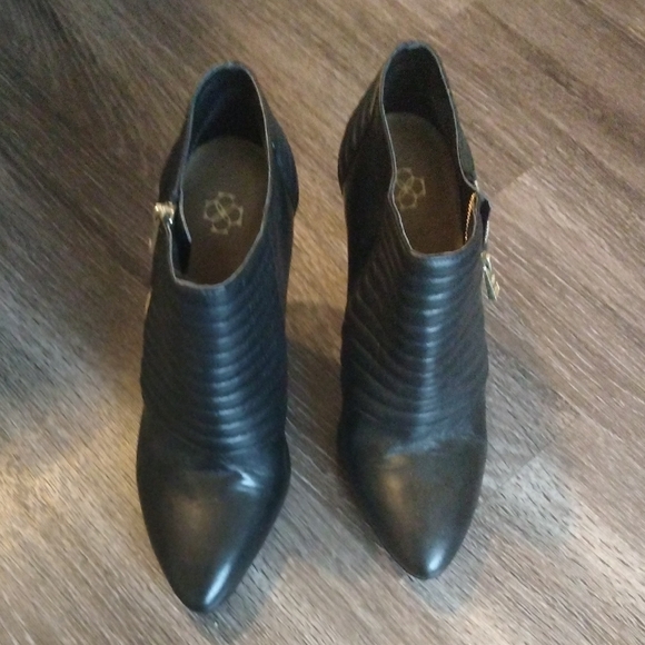 Ann Taylor Shoes - ANN TAYLOR- Black Leather Booties Size 8.5